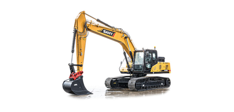 SANY SY215C Raupenbagger – Fahrzeugansicht